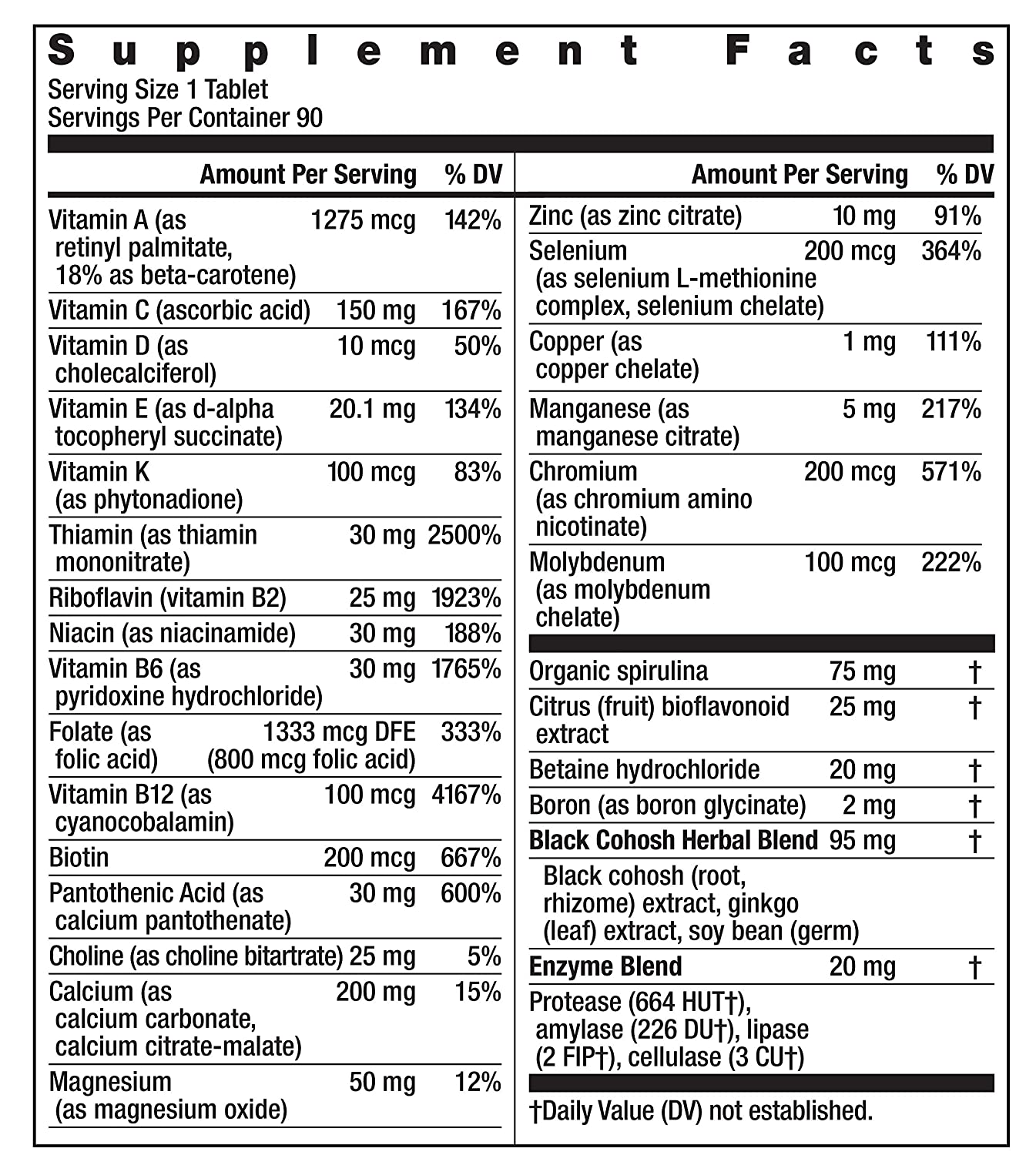 Menopause One Multivitamin My Village Green